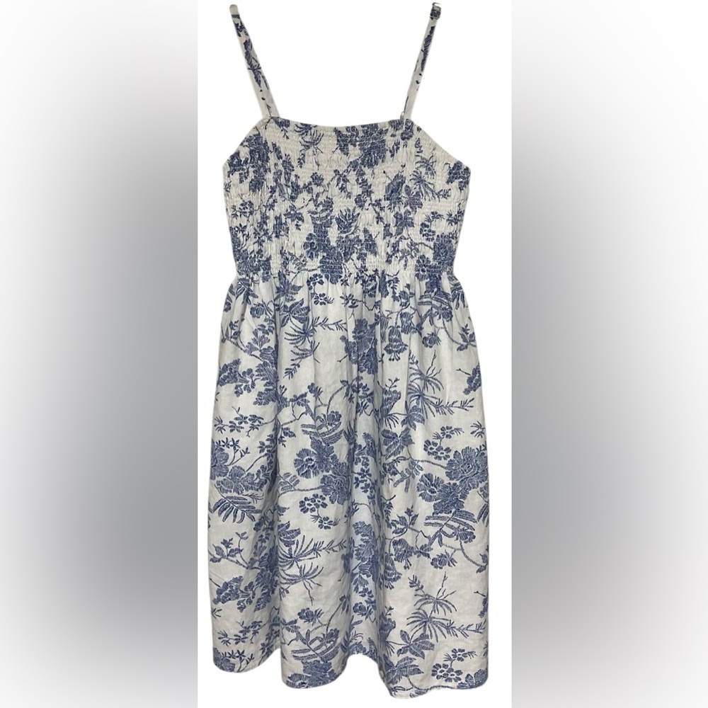 Universal Threads Blue and White Floral Dress - Size S - Picture 2 of 3